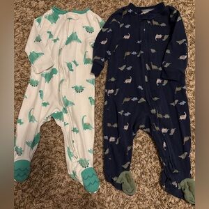 Set of Two Dinosaur PJs